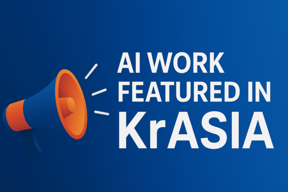 AI Work Featured In KrASIA